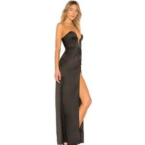 REVOLVE NBD Laurel Canyon Gown in Black Size S